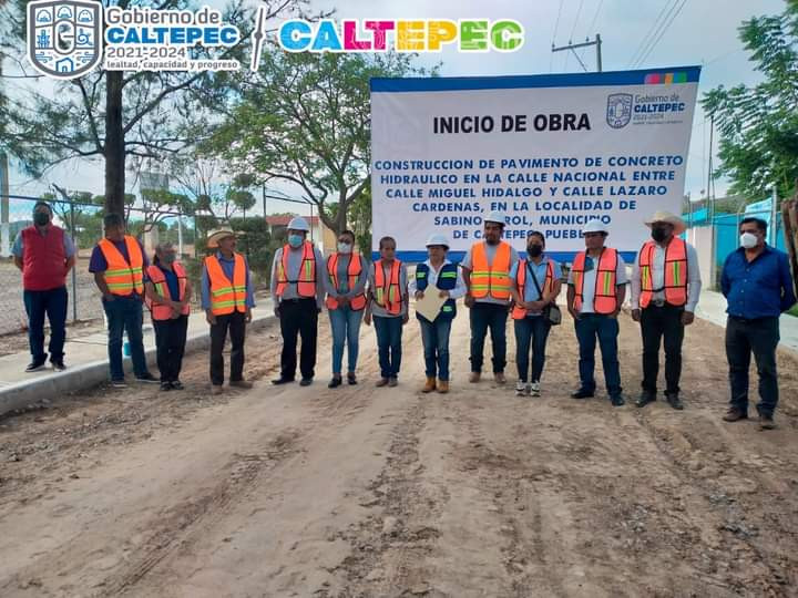 Más obras públicas para las comunidades de Caltepec