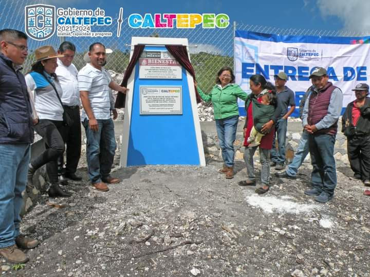 Entrega de Obra: Ampliación de la Red de Agua Potable en el paraje Meza Chiquita en Atecoxco