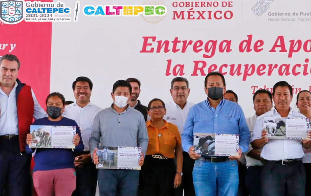 Entrega de apoyos del Programa de Recuperación del Campo Poblano