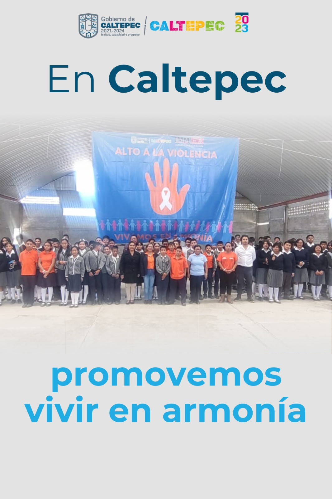 El IMM de Caltepec promueve la erradicación de la violencia contra las mujeres